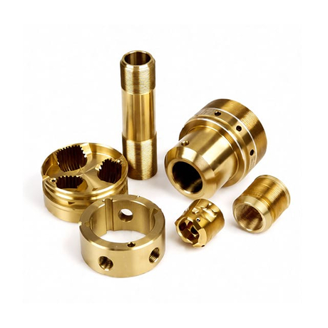 CNC Machining +Brass + Deburring